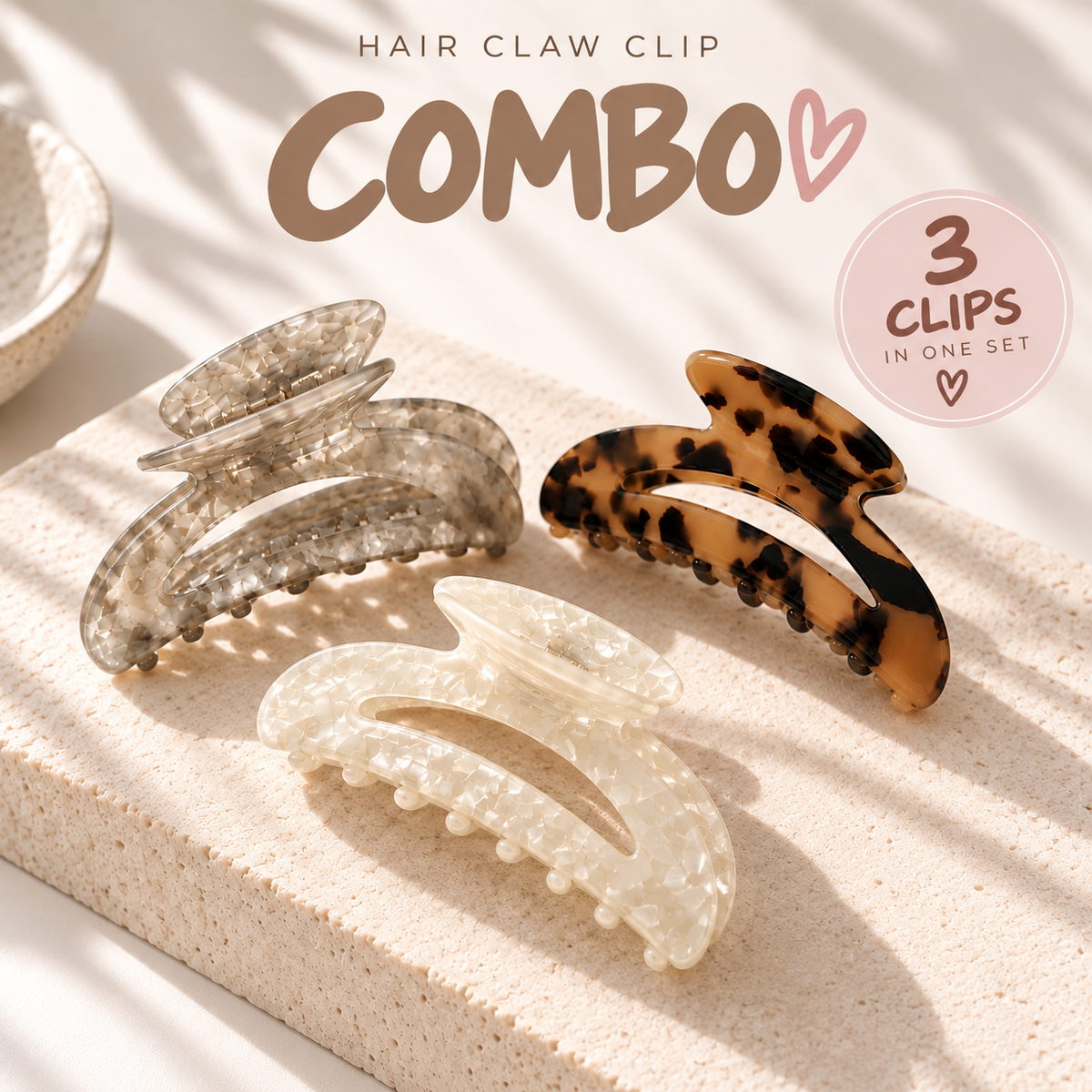 Combo Pack | 3 Clip Set | Large